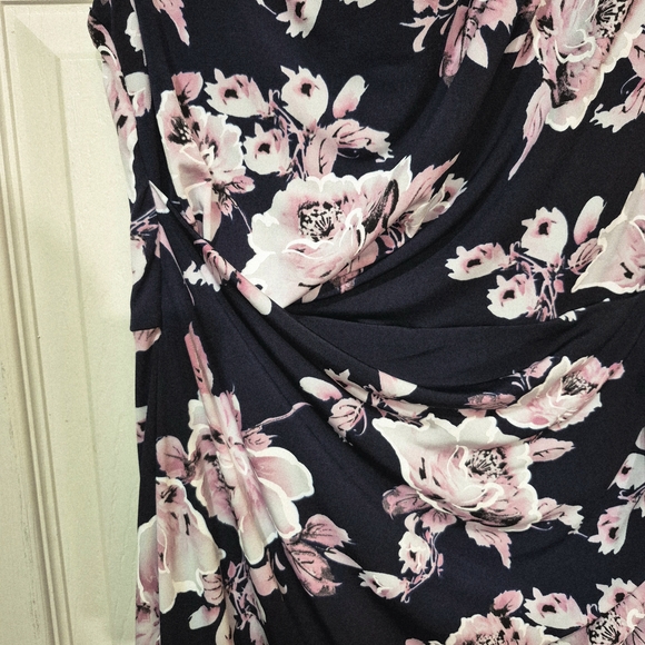 Connected Apparel Black and Pink Dress - Picture 2 of 4